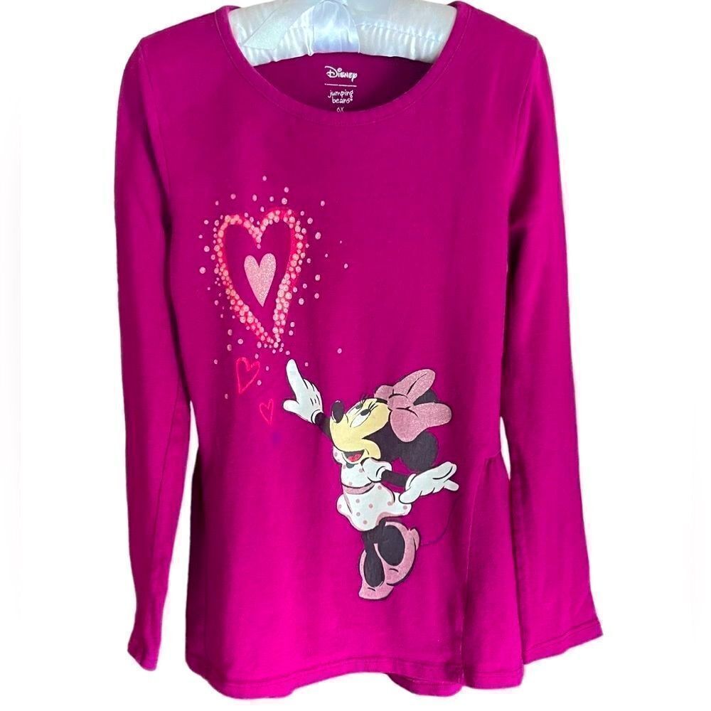 Minnie Mouse  Shirt l Glitter Accents l 6X l EUC